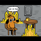 This is Fine: Noir Edition Crew Socks