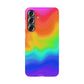 Bespattered Facade Rainbow Heat Map Snap Case