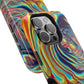 Bespattered Facade Rainbow Rings Abstract Art MagSafe Tough Case