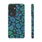 Bespattered Facade Emerald Leopard Snap Case