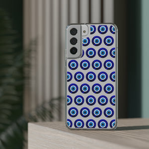 Bespattered Facade Evil Eye Symbol Clear Case