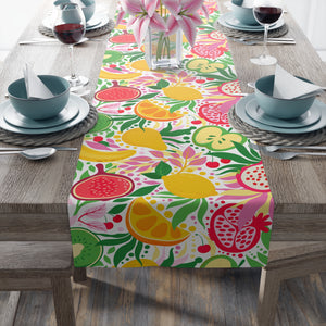 Bespattered Facade Colorful Fruits Table Runner (2 sizes)