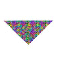 Bespattered Facade Candy Coated Neon Leopard Bandana