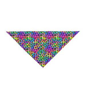 Bespattered Facade Candy Coated Neon Leopard Bandana
