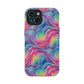 Bespattered Facade Rainbow Nebula Impact-Resistant Case