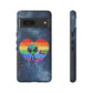 Bespattered Facade Rainbow Extraterrestrial Pride Tough Case