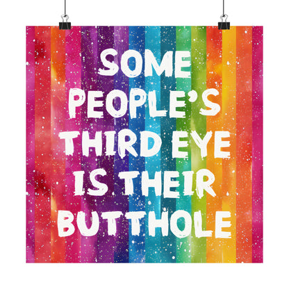 Bespattered Facade All-Seeing Butthole Rainbow Giclée Archival Matte Paper Prints