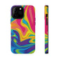 Bespattered Facade Vibrant Flow Impact-Resistant Case