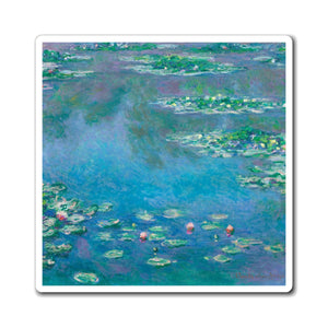 The Art History Collection: Water Lillies Refrigerator Magnet