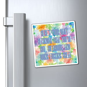 Copy of Bespattered Facade "Reminder" Refrigerator Magnet