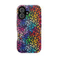 Bespattered Facade Rainbow Paint Splatter Leopard Impact-Resistant Case