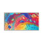 Bespattered Facade Rainbow Galaxy Framed Canvas Art Print | 3 Frame Colors | Multiple Sizes