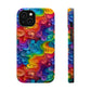 Bespattered Facade Rainbow Swirls MagSafe Tough Case