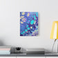 Bespattered Facade Fluid Art Abstract Painting Stretched Matte Canvas Art Prints | Multiple Sizes