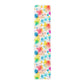 Bespattered Facade Rainbow Watercolor Paint Splatters Table Runner (2 sizes)