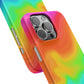 Bespattered Facade Rainbow Heat Map Snap Case