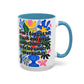 "Don't Forget..." Rainbow Flowers Mug | Eight Colors | 11oz or 15oz