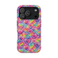 Bespattered Facade Rainbow Graffiti Hearts Impact-Resistant Case