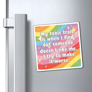 Bespattered Facade "Toxic Trait" Refrigerator Magnet