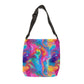 Bespattered Facade Rainbow Flow Adjustable Tote Bag | 2 Sizes