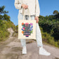 Bespattered Facade "Equality and Not Revenge" Floral Canvas Tote Bag Reusable Carryall