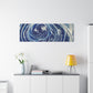 Bespattered Facade Fluid Art Abstract Painting Stretched Matte Canvas Art Prints | Multiple Sizes
