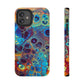 Bespattered Facade Intergalactic Rainbow Impact-Resistant Case