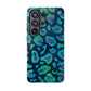 Bespattered Facade Emerald Leopard Impact-Resistant Case