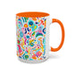 Bespattered Facade Rainbow Doodles Mug | Eight Colors | 11oz or 15oz