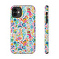 Bespattered Facade Rainbow Doodles Impact-Resistant Case