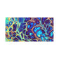 Bespattered Facade Fluid Art Abstract Painting Stretched Matte Canvas Art Prints | Multiple Sizes