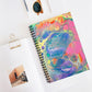 Bespattered Facade Unicorn Spiral Notebook - Lined Pages