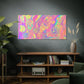 Bespattered Facade Fluid Art Abstract Painting Stretched Matte Canvas Art Prints | Multiple Sizes