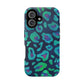 Bespattered Facade Emerald Leopard Impact-Resistant Case