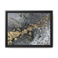 Bespattered Facade You're Golden Framed Canvas Art Print | 3 Frame Colors | Multiple Sizes