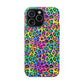 Bespattered Facade Candy Coated Neon Leopard MagSafe Tough Case