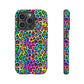 Bespattered Facade Candy Coated Neon Leopard Tough Case