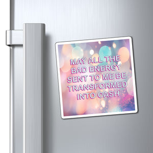 Bespattered Facade "Bad Energy" Refrigerator Magnet