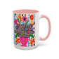 Bespattered Facade Flower Vase Floral Mug | Eight Colors | 11oz or 15oz