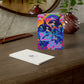 Bespattered Facade "Eat the Rich" Orcas Greeting Cards | Sets of 1, 10, 30, or 50