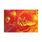 Bespattered Facade Flamin' Hot Stretched Matte Canvas Art Prints | Multiple Sizes