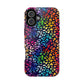 Bespattered Facade Rainbow Paint Splatter Leopard Impact-Resistant Case