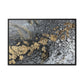 Bespattered Facade You're Golden Framed Canvas Art Print | 3 Frame Colors | Multiple Sizes