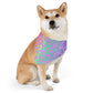 Bespattered Facade Rainbow Leopard Pet Bandana Collar