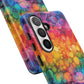 Bespattered Facade Rainbow Ink Circles Tough Case