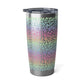 Bespattered Facade Pastel Rainbow Leopard Vagabond Spill-Resistant Lid Stainless-Steel Tumbler 20oz