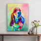 Colorful Basset - Art Prints