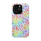 Bespattered Facade Bright Rainbow Leopard Impact-Resistant Case