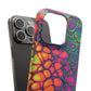 Bespattered Facade Neon Butterfly Snap Case