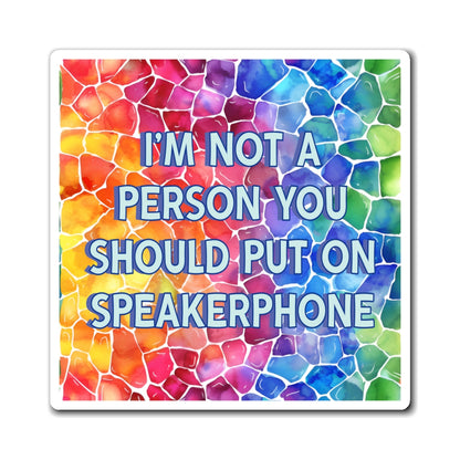 Bespattered Facade "Speakerphone" Refrigerator Magnet